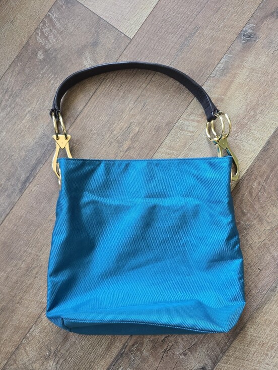 JPK Paris 75 Handbags - JPK Paris 75 Teal Nylon Buckett Bag